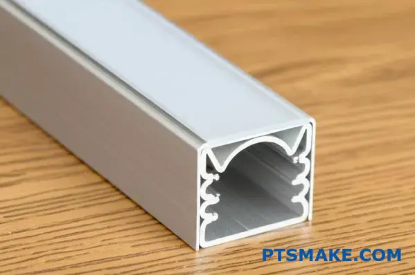 ملف LED من الألومنيوم مع غطاء ناشر يحمي شريط LED من الغبار والصدمات