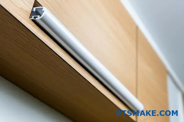 ملف جانبي من الألومنيوم LED مع ناشر وشريط LED مثبتين