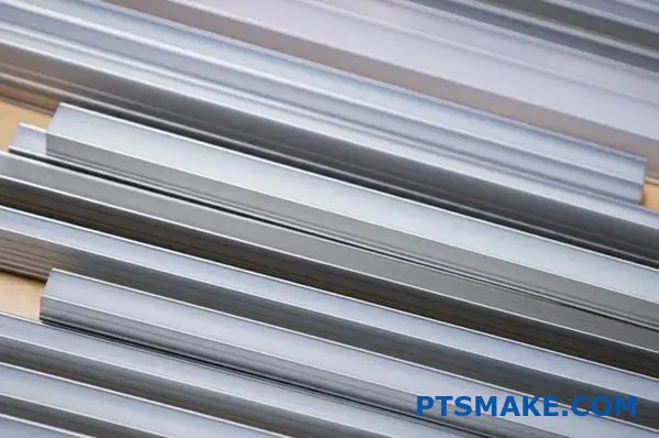 قنوات ألومنيوم LED مختلفة مع ناشرات بلورية للتحكم في الحرارة والضوء