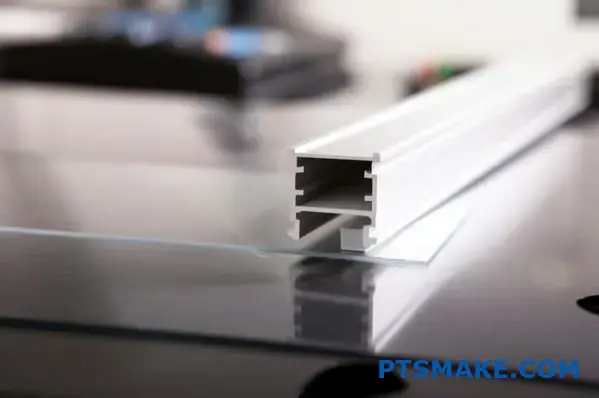 قذف ألومنيوم (ليد) منحني من الألومنيوم مع لمسة نهائية غير لامعة لتطبيقات الإضاءة المخصصة