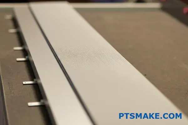 قناة LED من الألومنيوم مع شريط داخلي وزعانف تبديد الحرارة