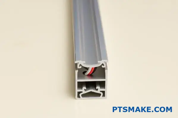 شريط LED مدمج في ملف LED من الألومنيوم مع أسلاك مخفية ومشابك تركيب