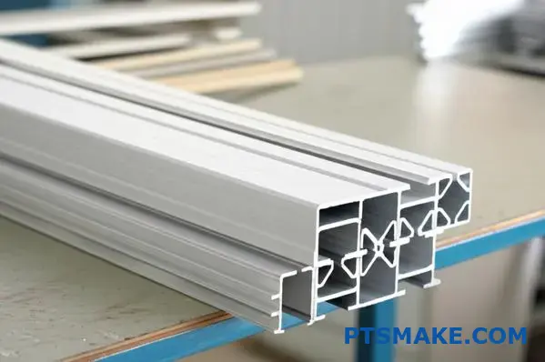 smooth silver aluminum channel extrusions with excellent surface and metallic finish
