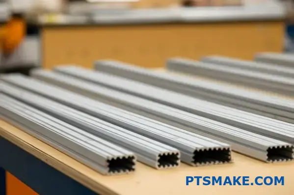 Silver aluminum channel extrusions for robotic framing and automation systems