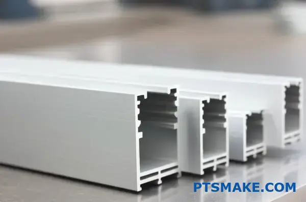 silver aluminum channel extrusions with smooth finish for structural applications