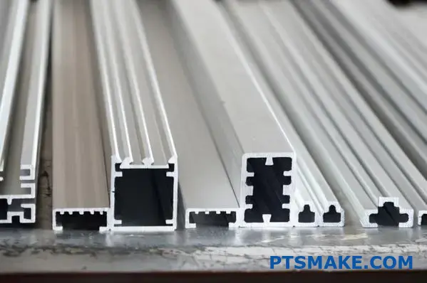 Various aluminum extrusion profiles crafted by Aluminum Extrusion Manufacturer