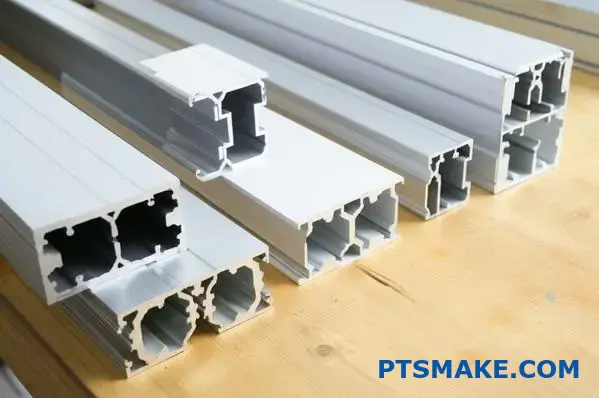 Various custom aluminum extrusion shapes from leading aluminum extrusion manufacturer