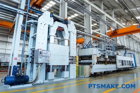 Advanced aluminum extrusion equipment used by a top aluminum extrusion manufacturer in a modern facility