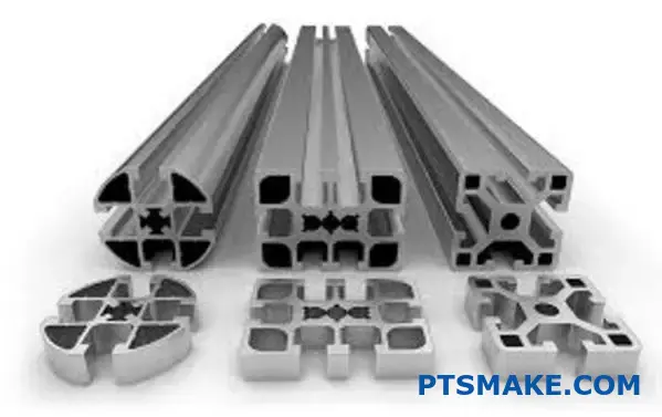 Aluminum Extrusion Profiles Display